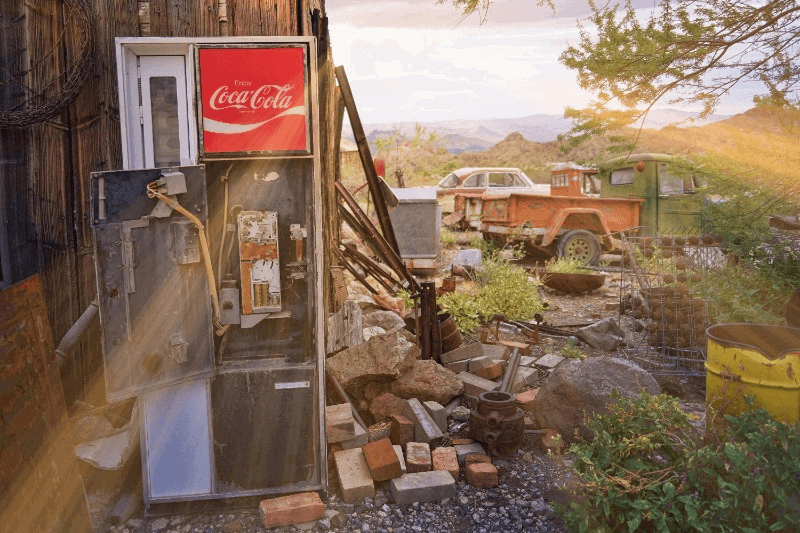 This is what a messy backyard looks like, if your backyard or home looks like this, then you definitely need to declutter.